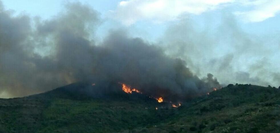 Incendio en la Calderona | El fuego amenaza a la Sierra Calderona