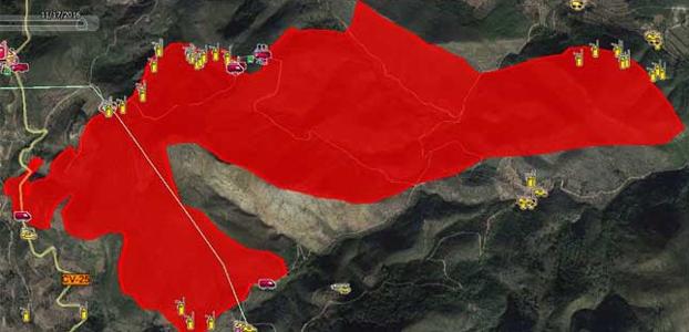 «Esperan que el incendio de la Sierra Calderona esté perimetrado esta tarde»