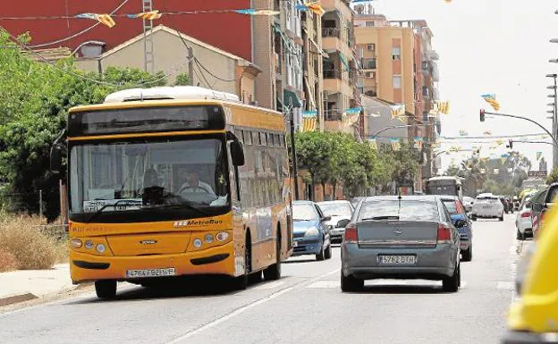 Líneas y horarios de los autobuses metropolitanos Edetania, Valencia