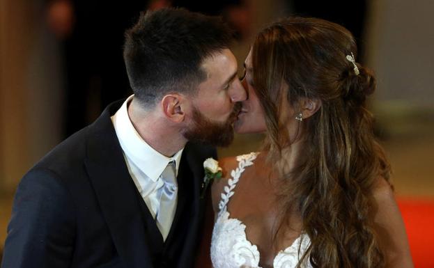 Messi se casa con Antonella Roccuzzo