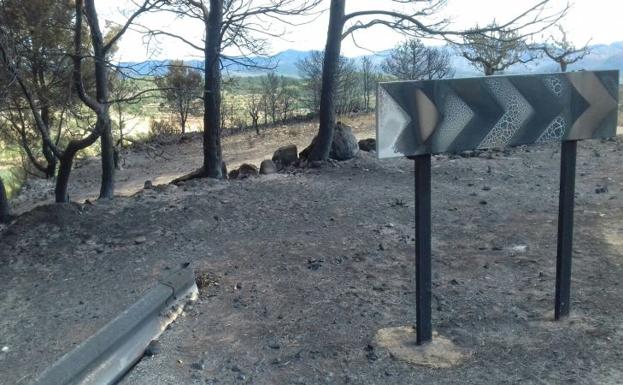 Las consecuencias del incendio en la Calderona: así ha quedado el monte