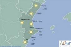 El tiempo hoy en Valencia, Alicante y Castellón | Cielos despejados y temperaturas en ligero ascenso