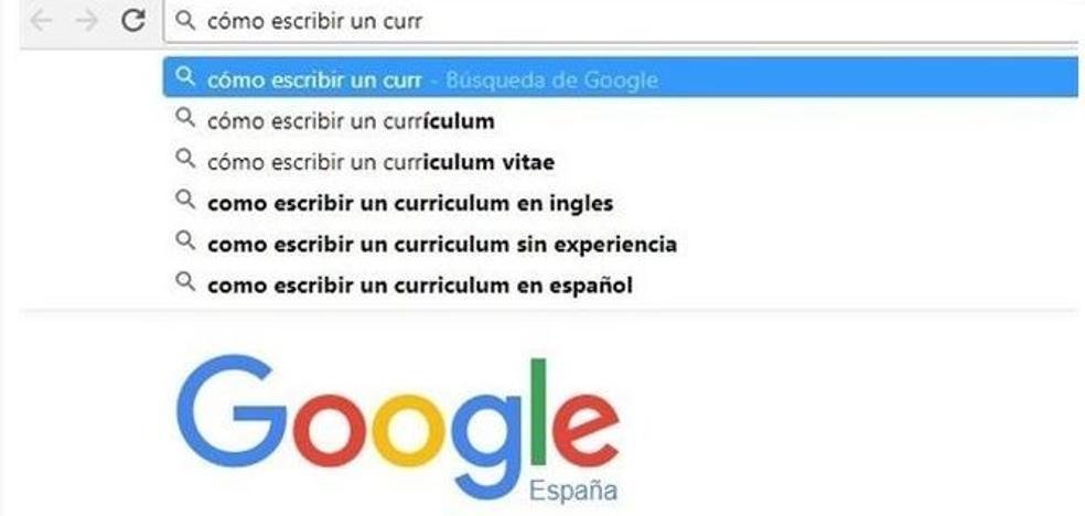 Rellena su CV con la función autocompletar de Google