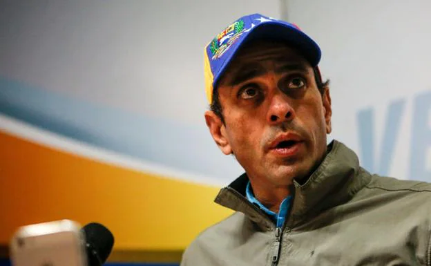 Capriles reclama la «libertad plena» del líder opositor