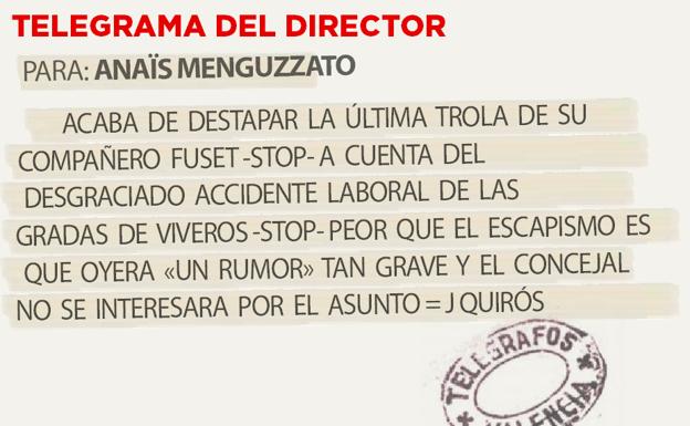 Telegrama para Anaïs Menguzzato