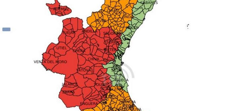 La ola de calor pone en riesgo extremo a 80 municipios de Valencia y Alicante
