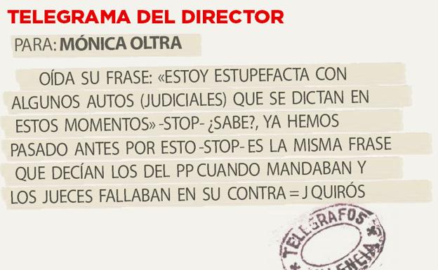 Telegrama para Mónica Oltra