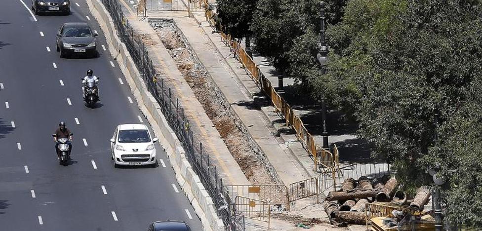 El carril bici entre Blanquerías y Serranos, con obras a los cuatro meses de inaugurarse