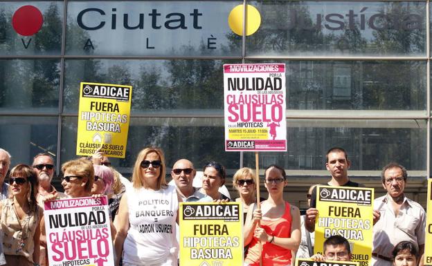 El juzgado de Valencia para cláusulas suelo celebrará los primeros juicios en septiembre tras casi 1.200 demandas