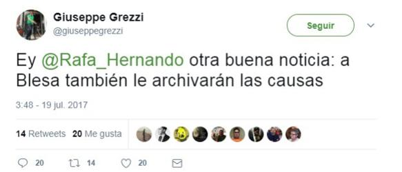 Joan Ribó, sobre los chistes de Giuseppe Grezzi de la muerte de Miguel Blesa: «Mis padres me enseñaron a respetar a los muertos»