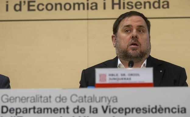 Junqueras propone una «caja de resistencia» para pagar la posible multa del 9-N