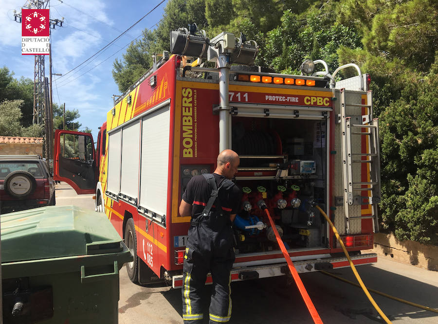 Fotos de la explosión de una bombona de gas en un bar de Alcossebre