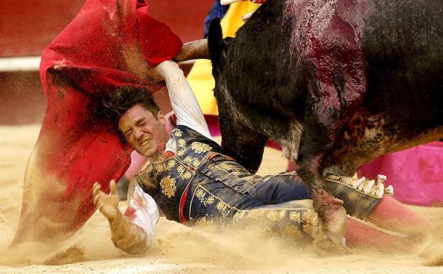 El novillero Jesús Chover, dado de alta tras sufrir dos cornadas en Valencia