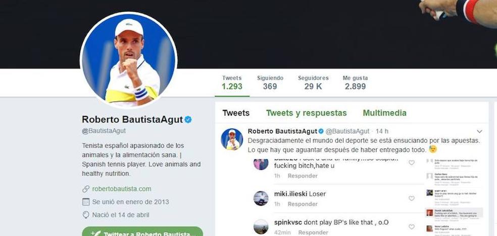 Roberto Bautista denuncia amenazas vinculadas a las apuestas tras su derrota contra Fognini
