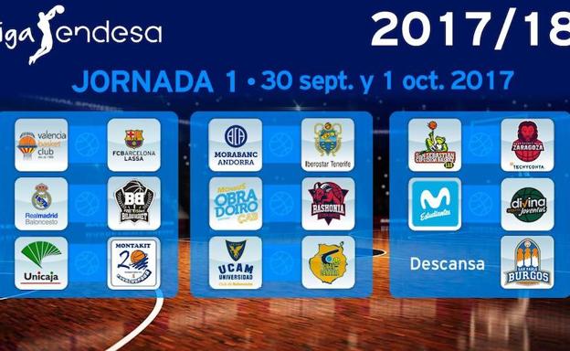 Consulta el calendario de la Liga Endesa ACB 2017 - 2018