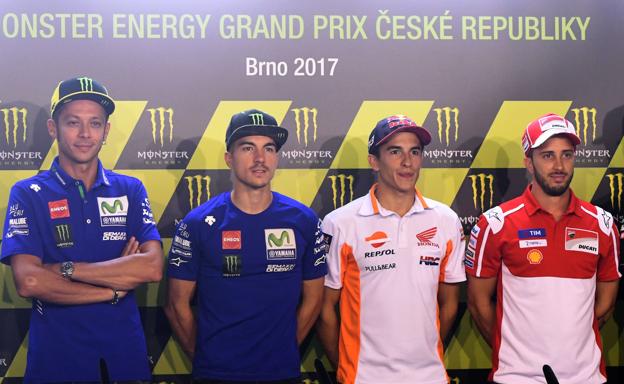 Horarios de MotoGP, Moto 2 y Moto3 del GP de la República Checa en Brno