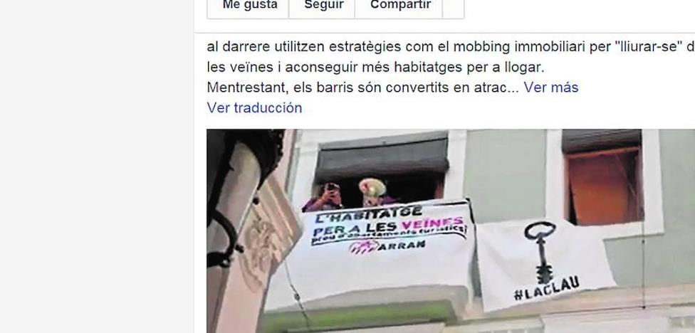 Los ataques antiturísticos de Barcelona saltan a Palma y amenazan Valencia