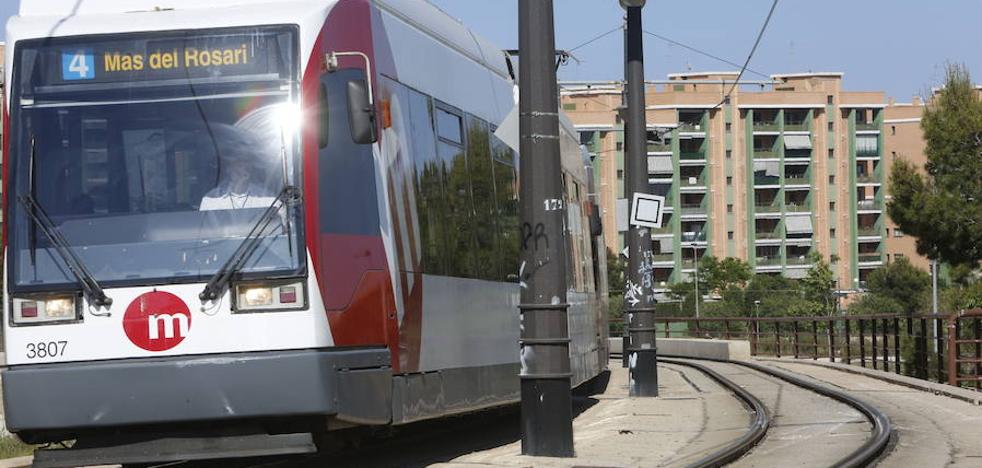 Paros parciales en el tranvía de Valencia los días 13 y 15 de agosto