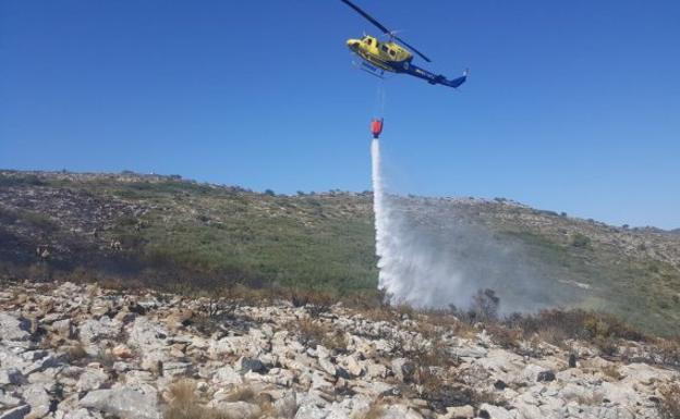 Extinguidos los incendios de Benissa y Buñol