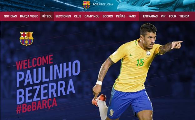 El Barça ficha a Paulinho por 40 millones