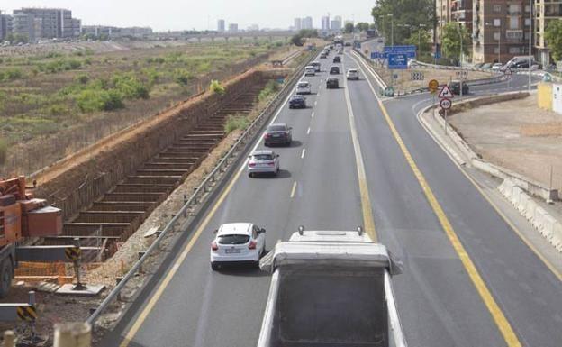 Las obras de enlace entre la A-3 y la V-30 cortarán el acceso a Xirivella a partir del miércoles