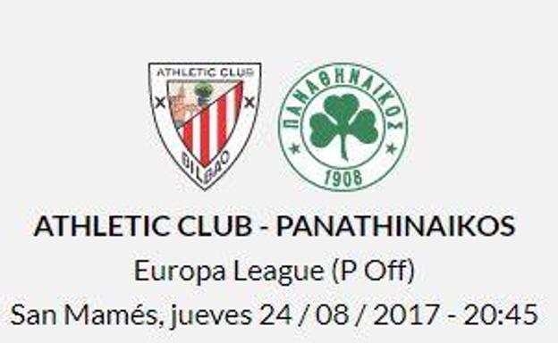 Athletic Club vs. Panathinaikos. Horario y televisión. Previa de la vuelta de la Europa League, en directo gratis online