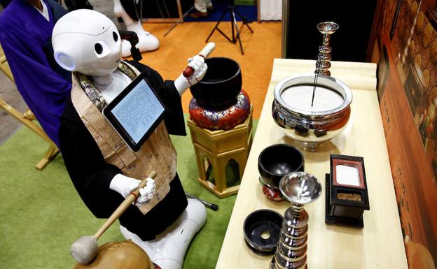 Los robots ya suplantan a sacerdotes en Japón