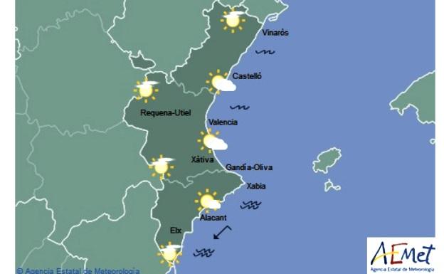 El tiempo en Valencia, Alicante y Castellón | El fin de semana trae lluvias y podría granizar