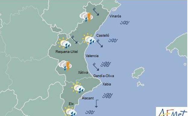 El tiempo en Valencia, Alicante y Castellón | ¿Hasta cuándo seguirá lloviendo?