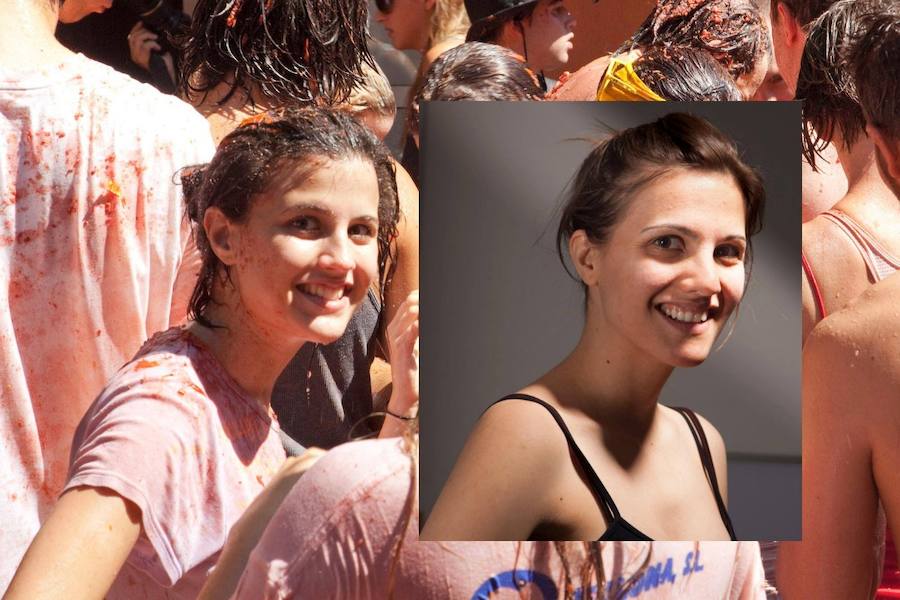 Su doble fue a la Tomatina y ella lleva cinco años buscándola