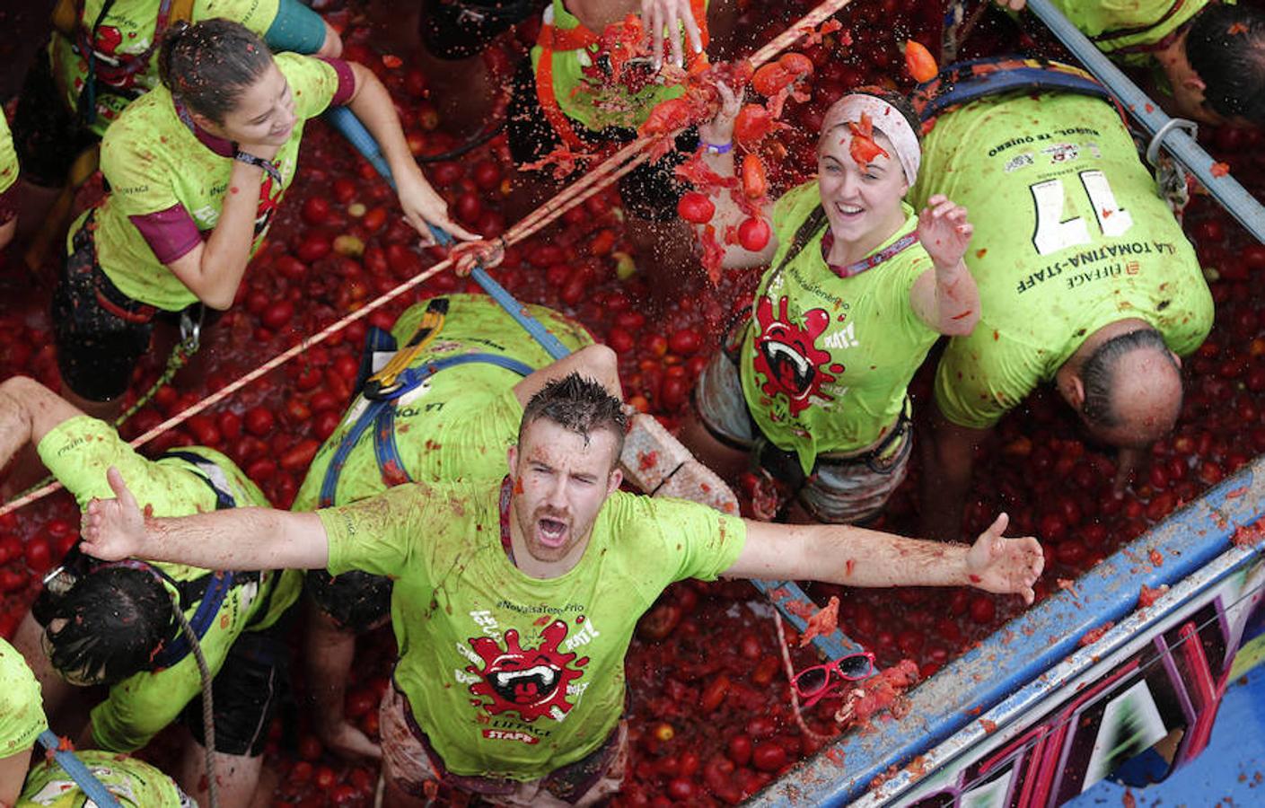 La Tomatina, una fiesta de rojo