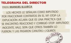 Telegrama para Manuel Illueca