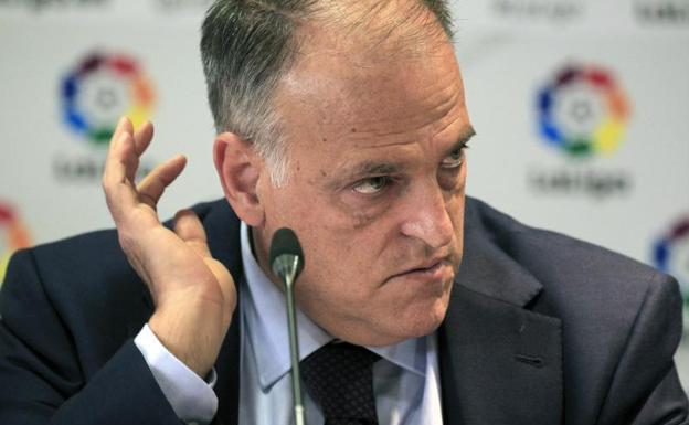 «El Barça no jugará la Liga si hay proceso independentista», asegura Tebas