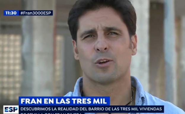 Fran Rivera se estrena como reportero en 'Espejo Público'