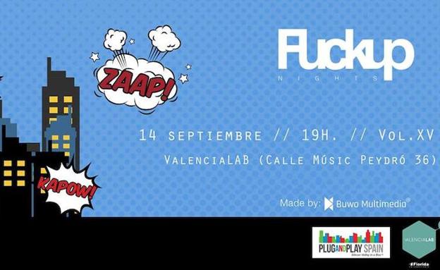 Valencialab acoge la XV edición de Fuckup Nights