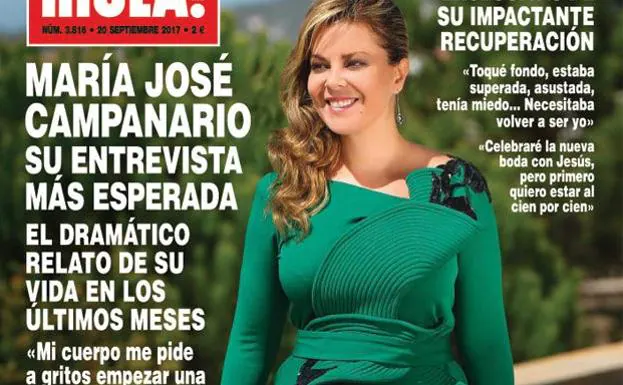 María José Campanario reaparece con su entrevista más esperada