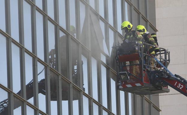 Los cuatro juzgados de Primera Instancia incendiados en la Ciudad de la Justicia de Valencia dejarán de recibir nuevos asuntos