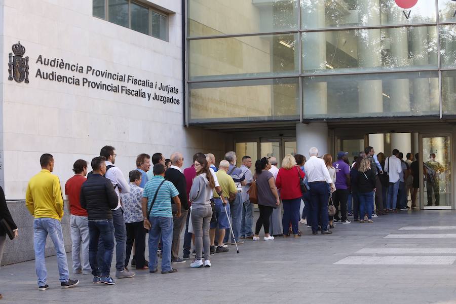 Fotos de la reapertura de la Ciudad de la Justicia de Valencia