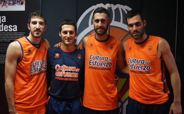 Los medallistas de bronce se reincorporan a los entrenamientos con el Valencia Basket