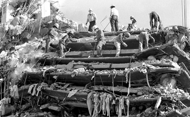 Un nuevo sismo el mismo día del trágico de 1985 en el que murieron 45.000 personas