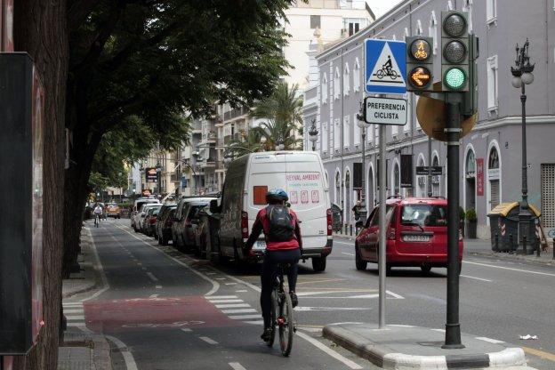 Los atropellos de ciclistas a peatones en Valencia superan los de 2016 a tres meses de acabar el año