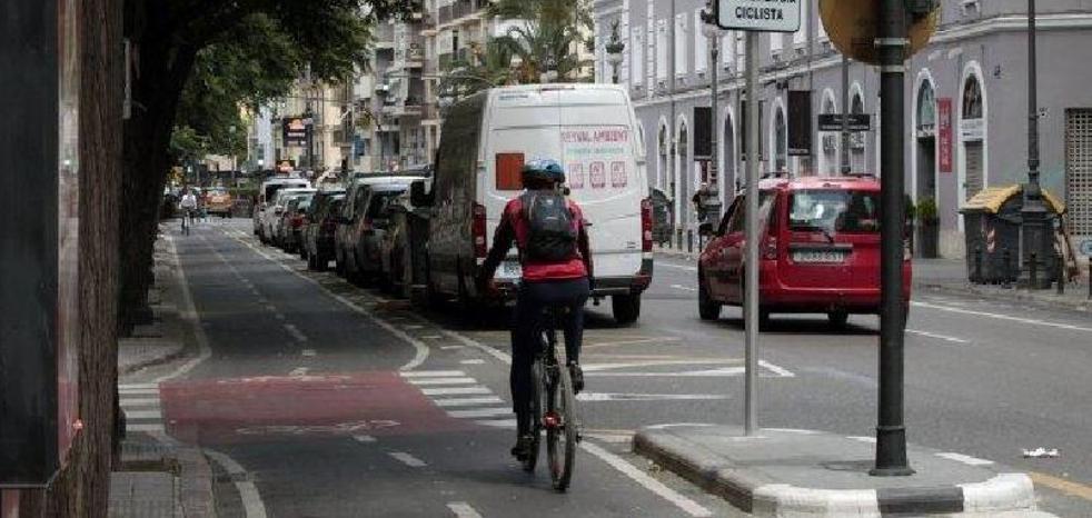 Los atropellos de ciclistas a peatones en Valencia superan los de 2016 a tres meses de acabar el año