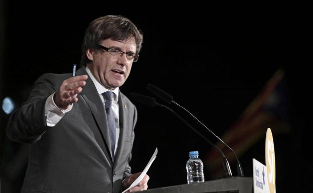 Puigdemont tacha de «inaceptable» que el Gobierno hable de violencia en Cataluña