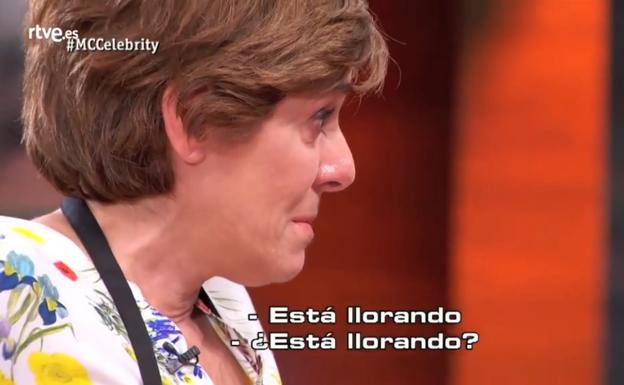 'MasterChef Celebrity': Anabel Alonso se derrumba