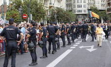 La policía blindará la procesión del 9 d'Octubre para reducir el riesgo de atentados