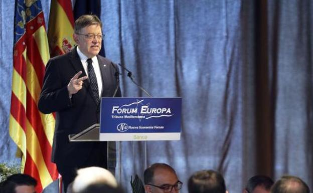 Ximo Puig propone «tres puentes» para superar el problema territorial de España