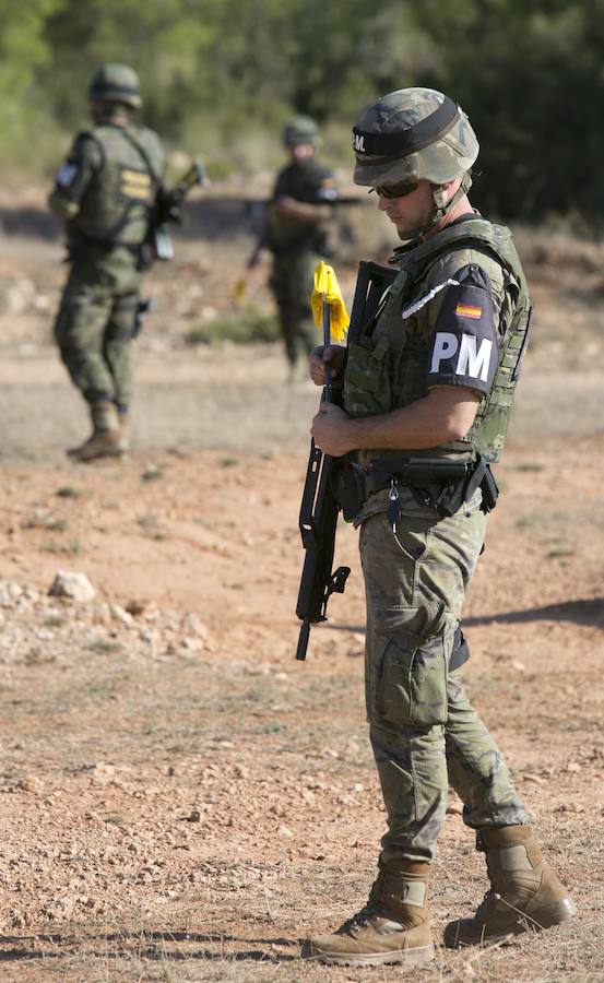 Fotos de los entrenamientos de la Policía Militar en Valencia