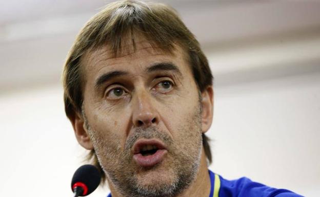 Lopetegui: «Queremos hacer bueno un año y medio de trabajo»