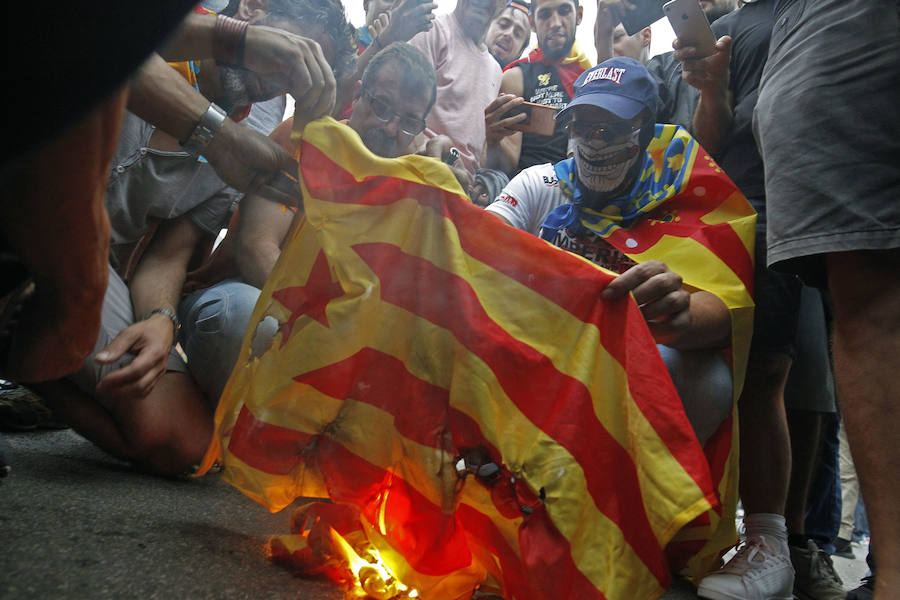 Fotos de la manifestación a favor de la lengua en Valencia