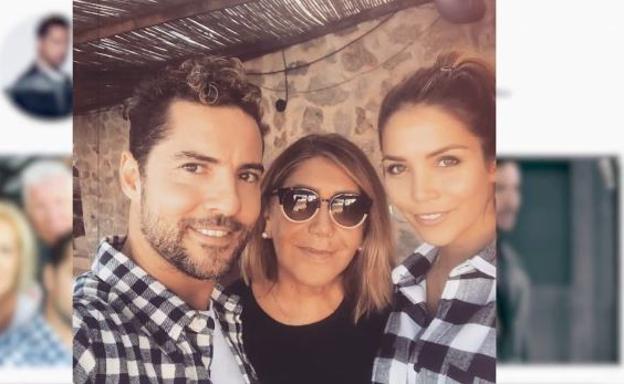 David Bisbal se despide de su familia antes de iniciar su gira en Latinoamérica